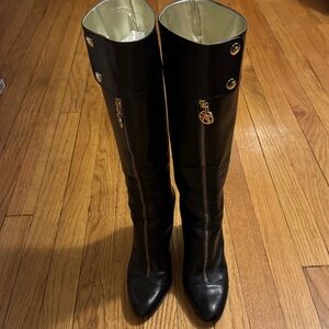 Bellofatto Leather Knee-high Boots $55